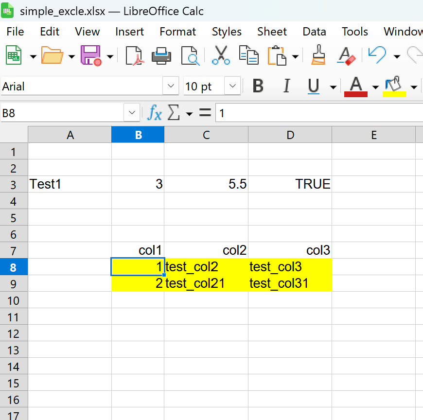 Excel File